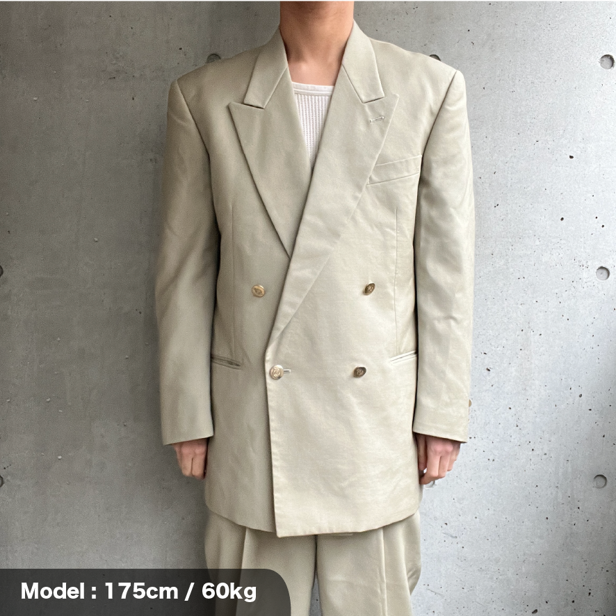 大人気得価テーラードジャケット スラックス セットアップ ダブル スーツ・フォーマル・ドレス