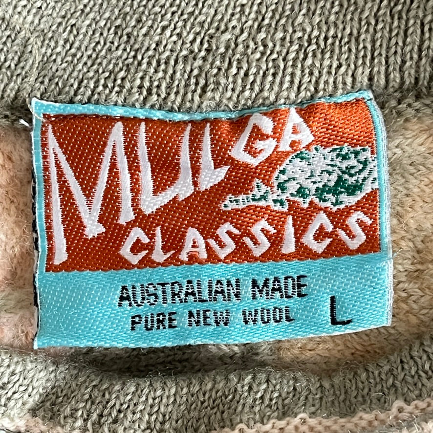 MULGA CLASSICS  淡色 3Dニットセーター