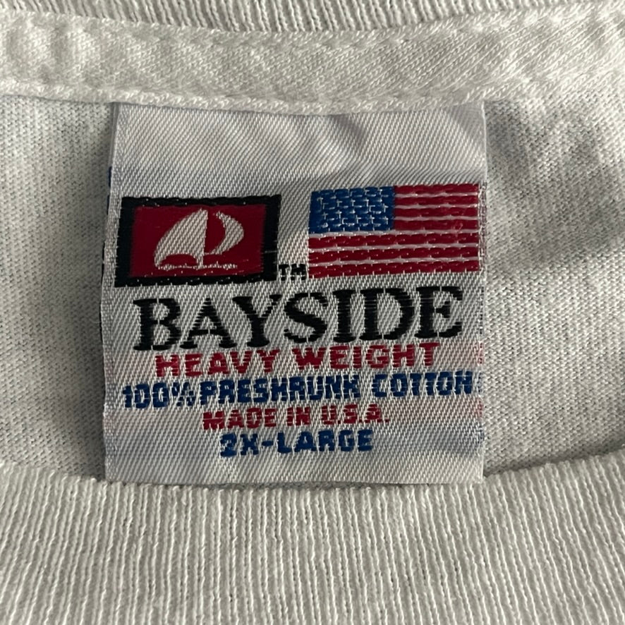 Bayside エリック・ドルーカー ホワイト プリント半袖Tシャツ
