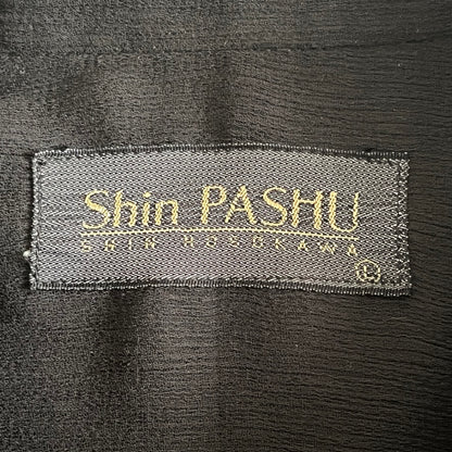 Shin PASHU 日本製古着 ブラック シアー長袖シャツ