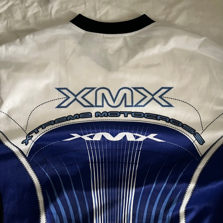 ATHLETICK WORKS  XMX ブルー 長袖ゲームシャツ