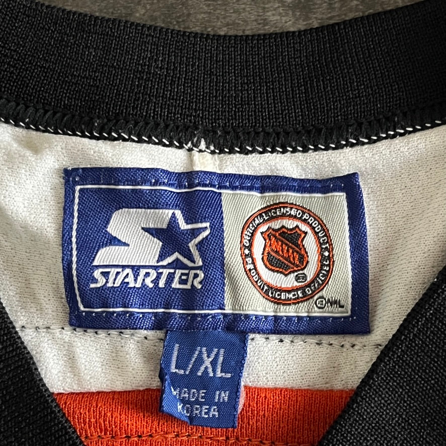 STARTER/NFL オレンジ Vネック ワッペン 七分袖ゲームシャツ