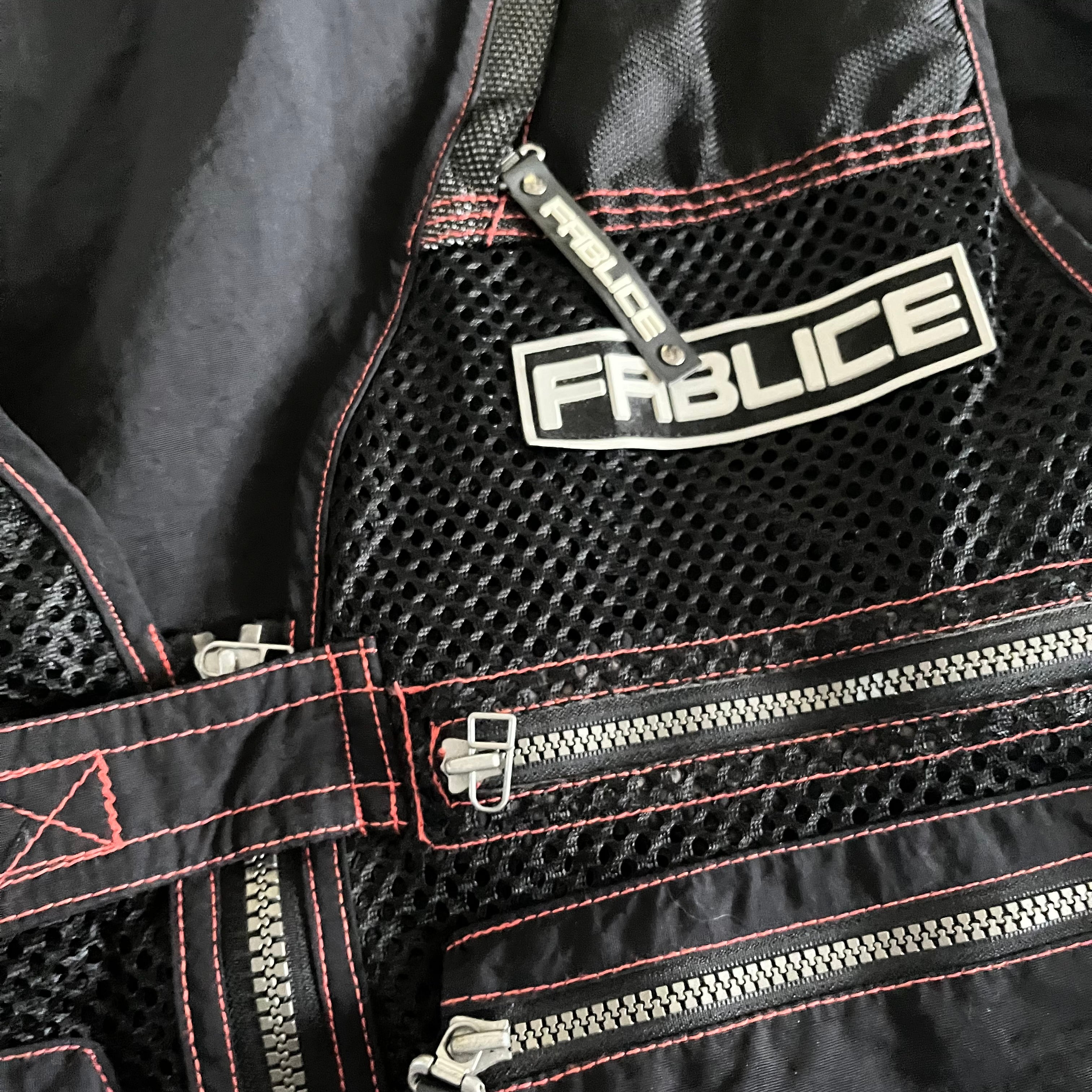 FABLICE ブラックオーバーサイズ フィッシングベスト – 奇縁