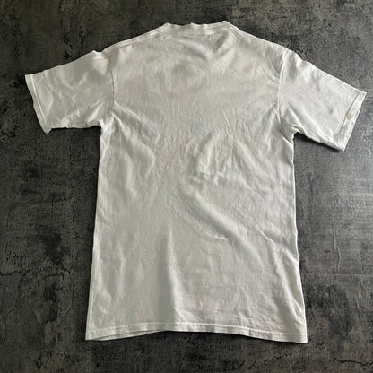 Lee 美品 厚塗りプリント ホワイト 半袖Tシャツ