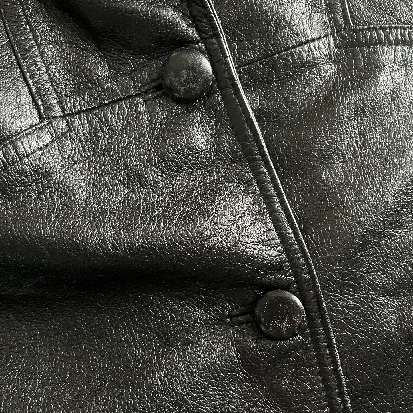 moda italiana ブラック モード変形レザーテーラードジャケット